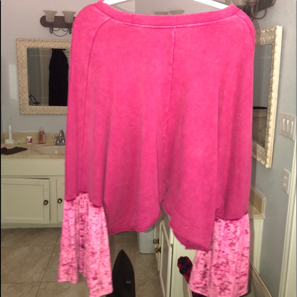 Free people bell bottom sleeve Sweater